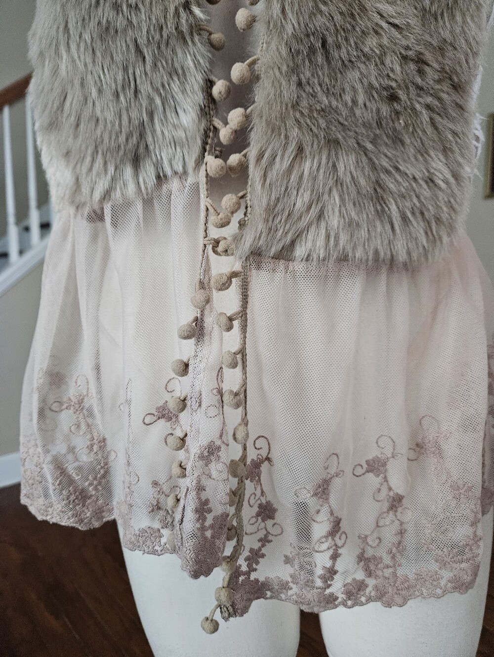 Anthropologie A'reve Boho Vest Medium - Picture 3 of 5